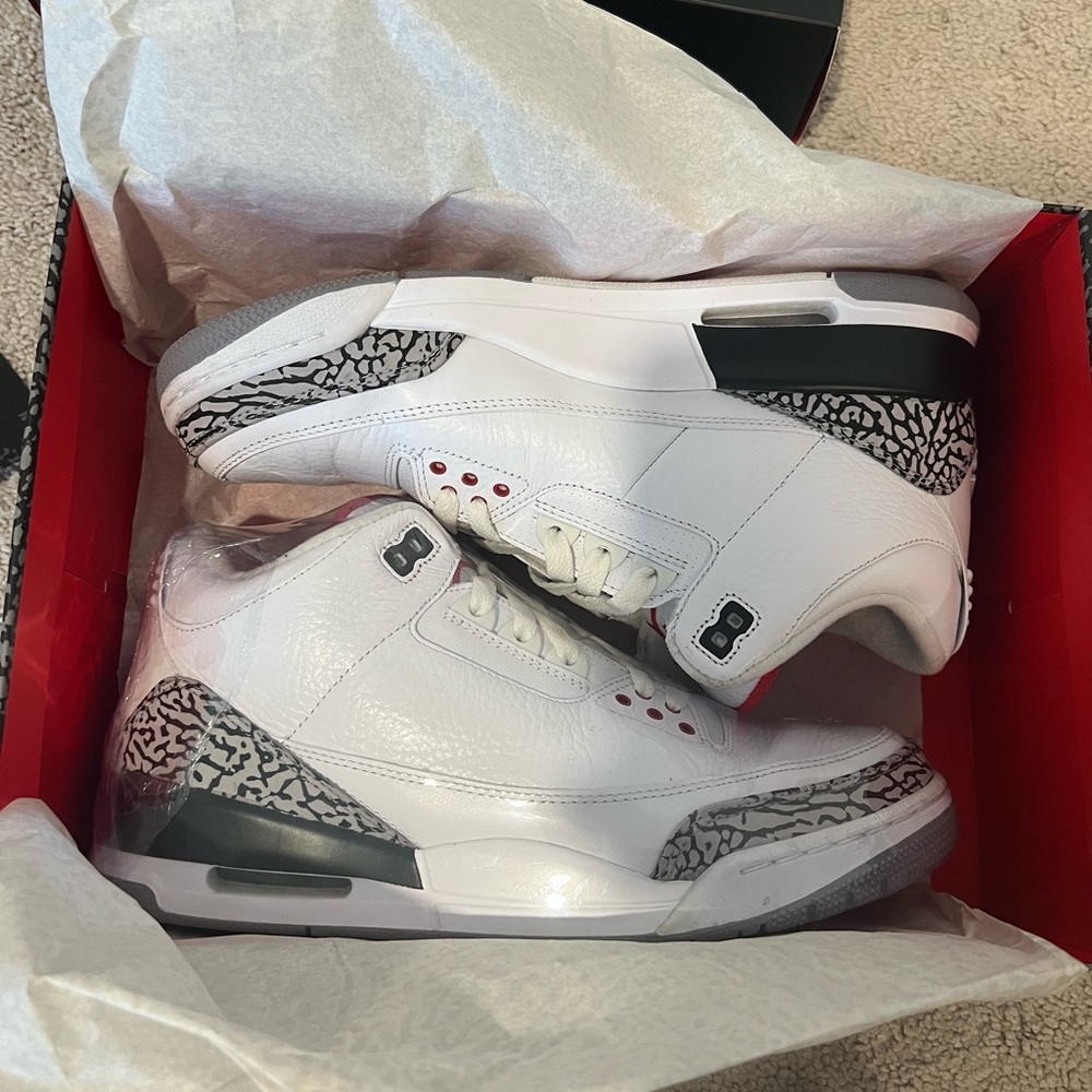 Air Jordan 3 white cement 2010 release